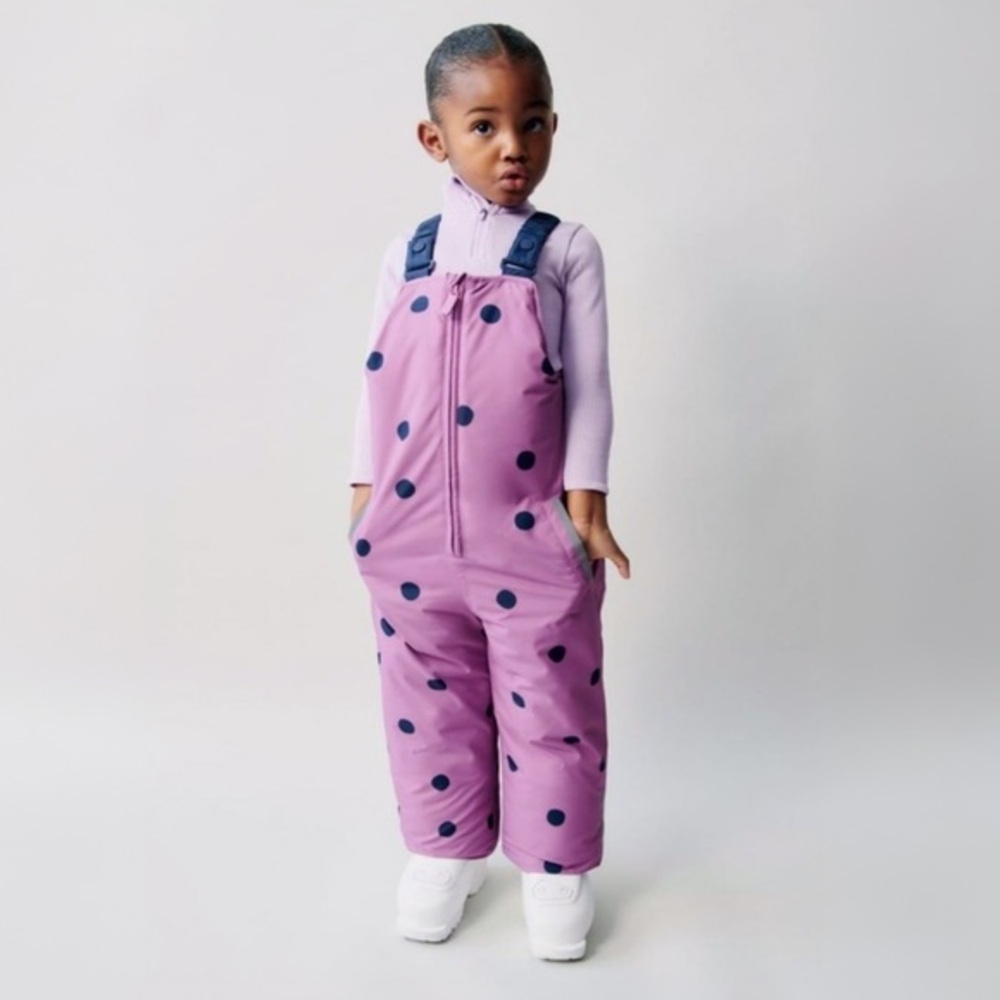 ZARA GIRLS SKI COLLECTION JACKET & OVERALLS IN POLKA DOT